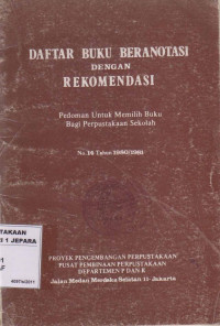 Image of Daftar Buku Beranotasi dengan Rekomendasi